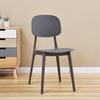 Silla Nórdica de Plástico Silla de Comedor para el Hogar Taburete Engrosado para Adultos Silla con Respaldo Silla de Escritorio Casual Simple Moderna Ciber Celebridad