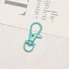 Fecho de Boca de Peixe de 3 Pontos em Liga de Zinco Pintada Colorida Acessórios para Fechos de Joias DIY Gancho de Fecho para Cachorro Fecho Giratório Chaveiro