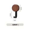 Nuevo Colgador de Ropa de Madera Maciza Nórdico Madera de Nogal Colgador Detrás de la Puerta Colgador de Ropa Sin Taladro Colgador de Ropa Montado en la Pared con Adhesivo Fuerte