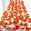 Videira de Folha de Bordo Vermelho Videira de Flor de Plástico Folhas Decoração Videira Flor Artificial Treliça Planta de Teto Tubo de Plantação Enrolamento