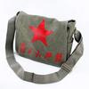 El Presidente Mao Sirvió al Pueblo, Bolso de Lona Retro, Recuerdo de Viaje, Bolso de Lona Lavada, Bolso de Hombro para Hombre, Bolso Cruzado