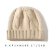 Chapéu Tricotado Quente e Grosso de Lã Pura com Cores Misturadas Coreano e Japonês Chapéu de Inverno para Proteção das Orelhas Touca de Cashmere Chapéu para Clima Frio Chapéu de Casal