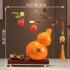 Enfeites de Cerâmica Esmaltada em Forma de Cuia Novo Estilo Chinês Sala de Estar Escritório Decoração Presentes de Inauguração Fábrica de Origem
