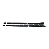 Adecuado para Modelos 23-26 de Lexus Rx300 Rx350 Rx500 Faldones Laterales Estilo Guerrero Negro en Material ABS Negro Brillante