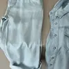 Conjunto de Verano para Niños 26 Nuevo Estilo Coreano Holgado Versátil Camisa de Mezclilla Tencel y Pantalones Anti-Mosquitos de Mezclilla Conjunto de Dos Piezas Moderno