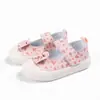 Sapatos de Couro com Velcro para Bebê para Primavera e Outono com Laço, Solado Macio, Tênis Baixo Infantil, Sapatos Casuais para Interior para Jardim de Infância