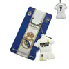 Club de Fútbol Selección Nacional Emblema Pvc Mini Llavero de Jersey Salah París Messi C. Ronaldo