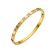 Pulsera de Acero Inoxidable para Mujer de Joyería Transfronteriza, No se Desvanece, Moderna, Lujo Ligero, de Nicho, Circonita Estrellada, Pulsera de Acero de Titanio para Mujer