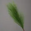 Ramas de pino artificiales, césped decorativo de pino piñonero, flores artificiales verdes, plantas verdes artificiales estilo bosque, hojas verdes, decoración de boda arte floral