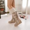 Nuevos Modelos Otoño e Invierno 2026 Amazon Ebay Talla Grande Botas de Nieve con Adorno de Piel Botas de Tacón Cuña Fabricante Venta al por Mayor en Stock