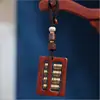 Talla antigua de palo de rosa indonesio accesorios de pez anual colgante de joyería cadena para teléfono móvil regalo boutique retro para hombres y mujeres