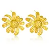 Pendientes Populares de Acero Inoxidable en Internet Europeos y Americanos para Mujer Lujo Ligero Transfronterizos Elegantes Retro Moda Joyería de Acero de Titanio de Gama Alta