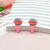 Beleza Rural Comida Artificial Brinquedo Sorvete de Morango Acessórios de Resina DIY Acessórios de Cabelo Pingente para Roupas Materiais de Joias