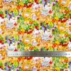 Atacado 100% Algodão Fio 40 Tecido Estampado Desenho Animado Bolinho de Sopa Molho Floral Artesanal Tecido à Prova de Mosquitos Calças Roupas Infantis Roupas Femininas Popeline Doméstica