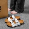 Sandalias Familiar Trbottomy para Mujer para Usar en Verano, Zapatos de Corcho de Moda con Suela Gruesa y Suela Blanda para una Familia de Tres Zapatos Birkenstock