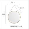 Espejo para Lavar la Cara Colgante de Pared Baño Hogar Simple Colgante de Pared Espejo de Baño Espejo Simple para Tocador Colgante Espejo de Maquillaje