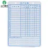 Tarjeta de registro de cerda gestación parto archivo de cerdo tarjeta de doble cara (tamaño: 200 x 150 x 0.6mm)