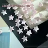 Mini Pedrería de Estrella para Uñas, Pedrería de Estrella de Cinco Puntas Súper Brillante de Colores con Base Puntiaguda, Aretes de Estrella de Mar K9, Pedrería para Decoración de Uñas