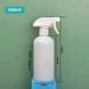 Botella de Spray Transparente de 500 ml para Belleza y Peluquería Niebla Fina Plástico Hombro Redondo Botella de Spray Pet para Regar Flores y Desinfectar Botella Pistola de Spray de Mano