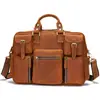 Cross-border Supply Brand Genuine Leather Bolsa Masculina Europeia e Americana Retro Grande Capacidade Bolsa de Viagem Portátil Bolsa de Viagem Multifuncional Masculina