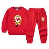 Sun Wukong Meninos Outono Suéter Set Outono Moda Meninos Primavera e Outono Esportes Infantis Conjunto de Duas Peças