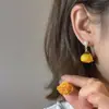 Pendientes de Flor Real Rosa de Gama Alta con Aguja de Plata 925 Nuevos Pendientes de Flor Real Inmortal para Boda Venta al por Mayor