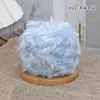 Hilo de mohair mezclado a mano con textura de pelo, hilo especial para bolsos de bricolaje, color caramelo, suave para sombreros hechos a mano, hilo para suéteres de ganchillo
