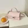 Bolsa de Mão Pequena Exquisita Super Quente de Verão Feminina 2026 Novo Estilo Popular Bolsa Transversal Matelassê com Diamantes Bolsa Quadrada Pequena de Ombro