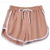 Pantalones cortos deportivos de yoga para mujer, de verano, holgados, para exteriores, cintura alta, anti-exposición, estilo coreano, pierna ancha, nuevos pantalones cortos casuales, moda