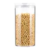 Pote para armazenar alimentos, lanches e grãos, ideal para uso doméstico. Grande capacidade, com vedação hermética e transparente.