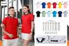 99216#190g Algodón Lanjing Súper Fresco Color Sólido Cuello Secundario Manga Corta Solapa Camisa POLO Grupo T Ropa de Trabajo Ropa de Trabajo