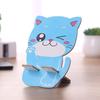 Cartão criativo fofo Jingxiu com suporte preguiçoso para celular, suporte para celular de madeira com desenho de coelho Yue Ling, presente