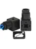 Enchufe de válvula electromagnética de cuatro orificios 27*27 enchufe de bobina de válvula solenoide hidráulica caja de conexiones de enchufe M18MDL