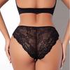 Ropa interior transfronteriza para mujer, costuras de encaje, entrepierna de algodón, media cadera, transpirable y cómoda, nuevo outlet de fábrica de ropa interior Amazon