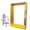 Moldura de alumínio simples, perfil de moldura de foto, moldura para pintura a óleo, moldura de pintura tridimensional, moldura para pintura a óleo digital, moldura