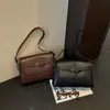 2026 Principios de Otoño Nuevo Estilo Sensación Cotidiana Bolso de Axila Moda Femenina Atmosférico Bolso Cuadrado Pequeño Versátil Retro Bolso de Hombro Cruzado