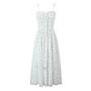 Roupas femininas transfronteiriças europeias e americanas 2025 primavera novo senso de design feriado pastoral pequeno floral renda costura vestido