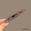 Grampo bb de temperamento diamante flash grampo para franja lateral artefato para cabelo quebrado grampo quebra de cabelo na nuca cartão de cabelo vermelho online adorno de cabeça