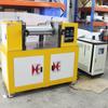 Máquina de refino de rolo duplo XH-401CE-120 6 polegadas 4 polegadas aquecimento elétrico máquina de refino de estrutura aberta