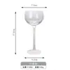 Copa de Villano Personalizada de Alsacia Estilo Ins Copa de Vino Alta Linda Alpaca Copa de Vino Tinto Copa de Champán para Cóctel