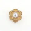 Botones de Flor de Perla Estilo Chanel para Abrigos, Suéteres y Chaquetas de Mujer, Botones Altos de Plástico al por Mayor Botones de Perla