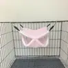Hamaca para Hámster, Bolsa de Dormir Colgante de Felpa Cálida de Doble Capa para Ardillas, Ardillas Voladoras, Suministros de Calefacción Transfronterizos para Mascotas Otoño e Invierno