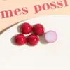 Dulces, Geniales, Lindos, Versátiles Redondos de Acrílico de 12 mm Pintados en Spray Semiredondos Accesorios Materiales para Aretes DIY