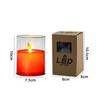 Vela electrónica LED de simulación, pantalla roja, columpio, diseño creativo para bodas, cumpleaños, propuesta, confesión, accesorios al por mayor