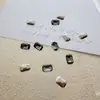 Rhinestones translúcidos negros de forma irregular con base puntiaguda para decoración de uñas, decoraciones negras de forma de corazón, ovaladas y de corazón torcido de alto brillo para decoración de uñas, accesorios hechos a mano para DIY