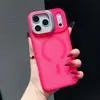 Adecuado para iPhone 18 Pro Max, funda de teléfono magnética con acabado mate, soporte para lente Apple 17, cubierta de protección completa