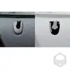 Adecuado para 2009-2016 BMW Z4 E89 panel del anillo de la cerradura de la puerta negro piano accesorios de modificación del interior del coche