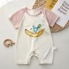 Mono de bebé Chengbao, pijama fino de verano de manga corta, ropa de bebé, ropa de escalada, ropa para recién nacidos