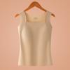 Camiseta Térmica Sem Costura para Mulheres, Novo Estilo Outono e Inverno, Camada Base Versátil de Caimento Justo com Bojos