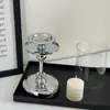 Portavelas para Mesa de Comedor del Hogar, Velas de Aromaterapia de Lujo Ligero, Adornos Románticos, Portavelas, Decoraciones para Mesa de Comedor, Accesorios para Cena a la Luz de las Velas